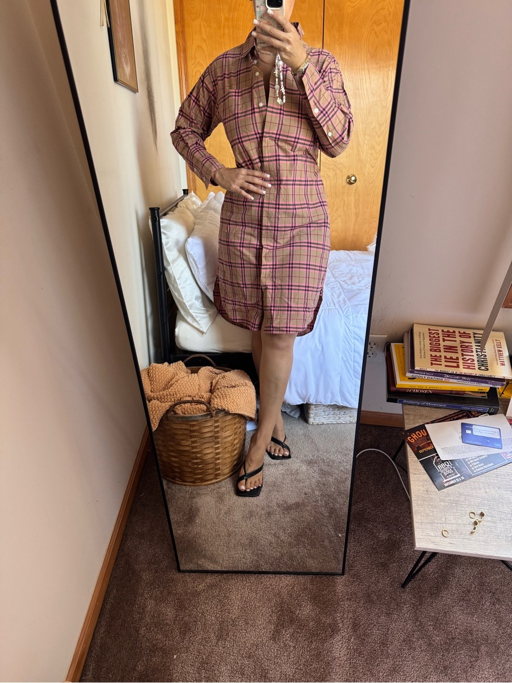 Burberry Long Button Down Dress